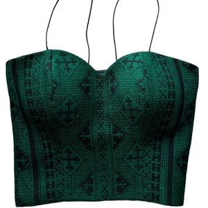 ⭐️2 for $140⭐️ Crop Top - free size - Corset Vintage Tapestry